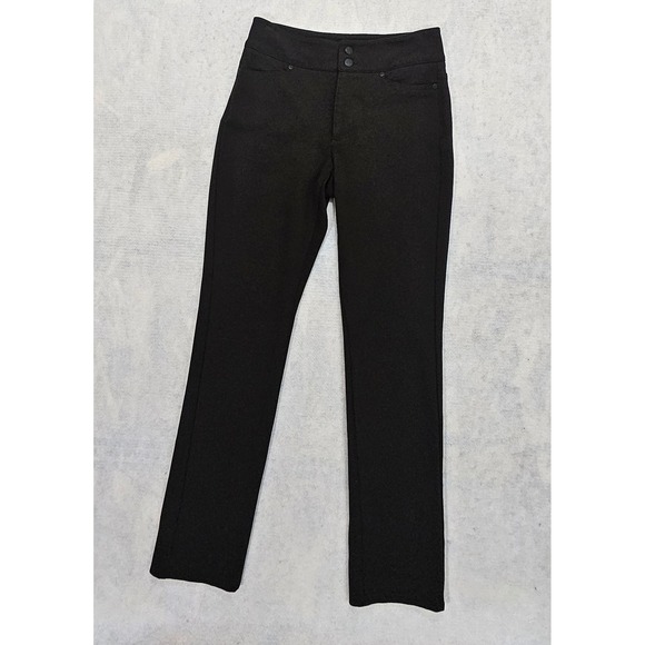 NYDJ Pants - NYDJ Jeans Dress Pants Trousers 4 X 29 4P Stretch Slim Straight Leg Brown Ponte